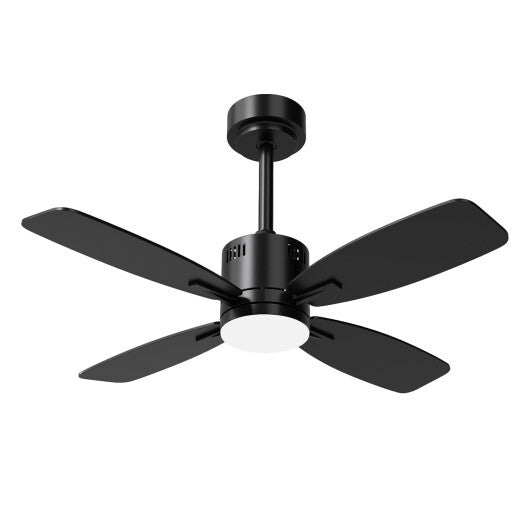 42inch Ceiling Fan with Light and Remote 3CCT LED with Memory 4H Timer 6 Speeds-Black LuxuryLifeWay Online Store