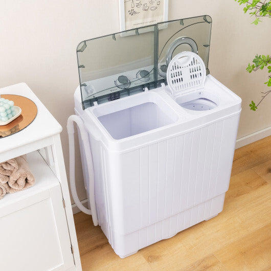 Portable Twin Tub Washing Machine with Timer Control LuxuryLifeWay Online Store