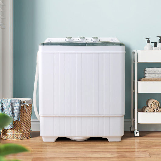 Portable Twin Tub Washing Machine with Timer Control LuxuryLifeWay Online Store
