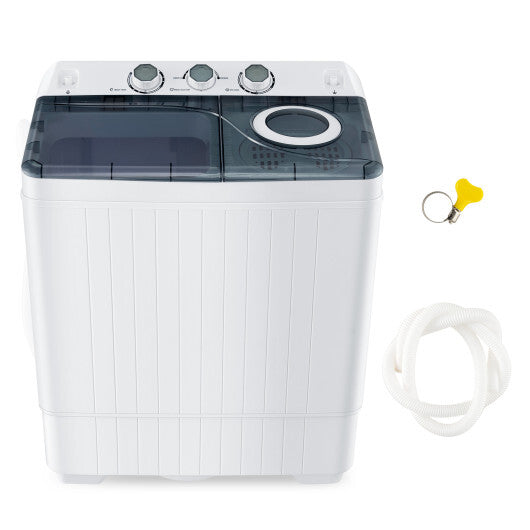 Portable Twin Tub Washing Machine with Timer Control LuxuryLifeWay Online Store