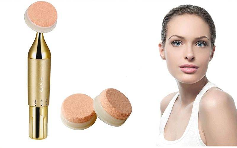 Makeup Powder Puff Auto Gold CJD