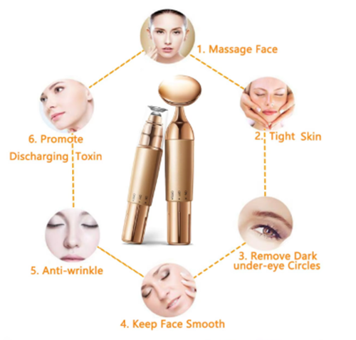 Makeup Powder Puff Auto Gold CJD