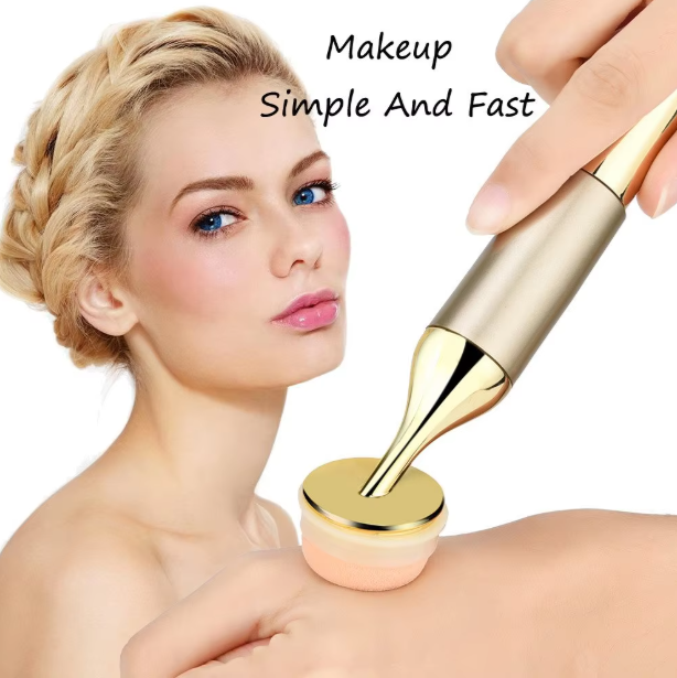 Makeup Powder Puff Auto Gold CJD