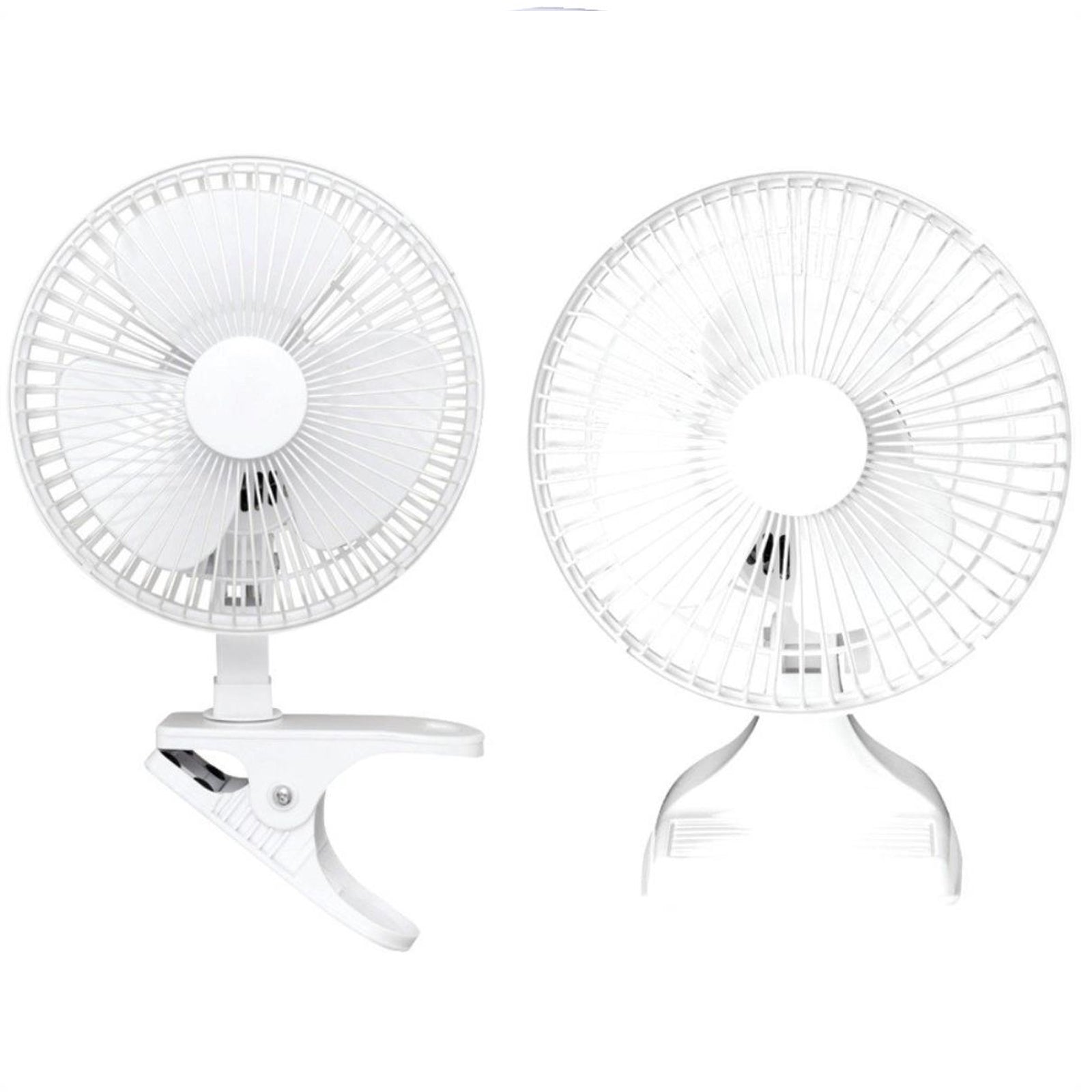 Optimus 6 in Convertible Personal Clip-on/Table Fan in White LuxuryLifeWay Online Store