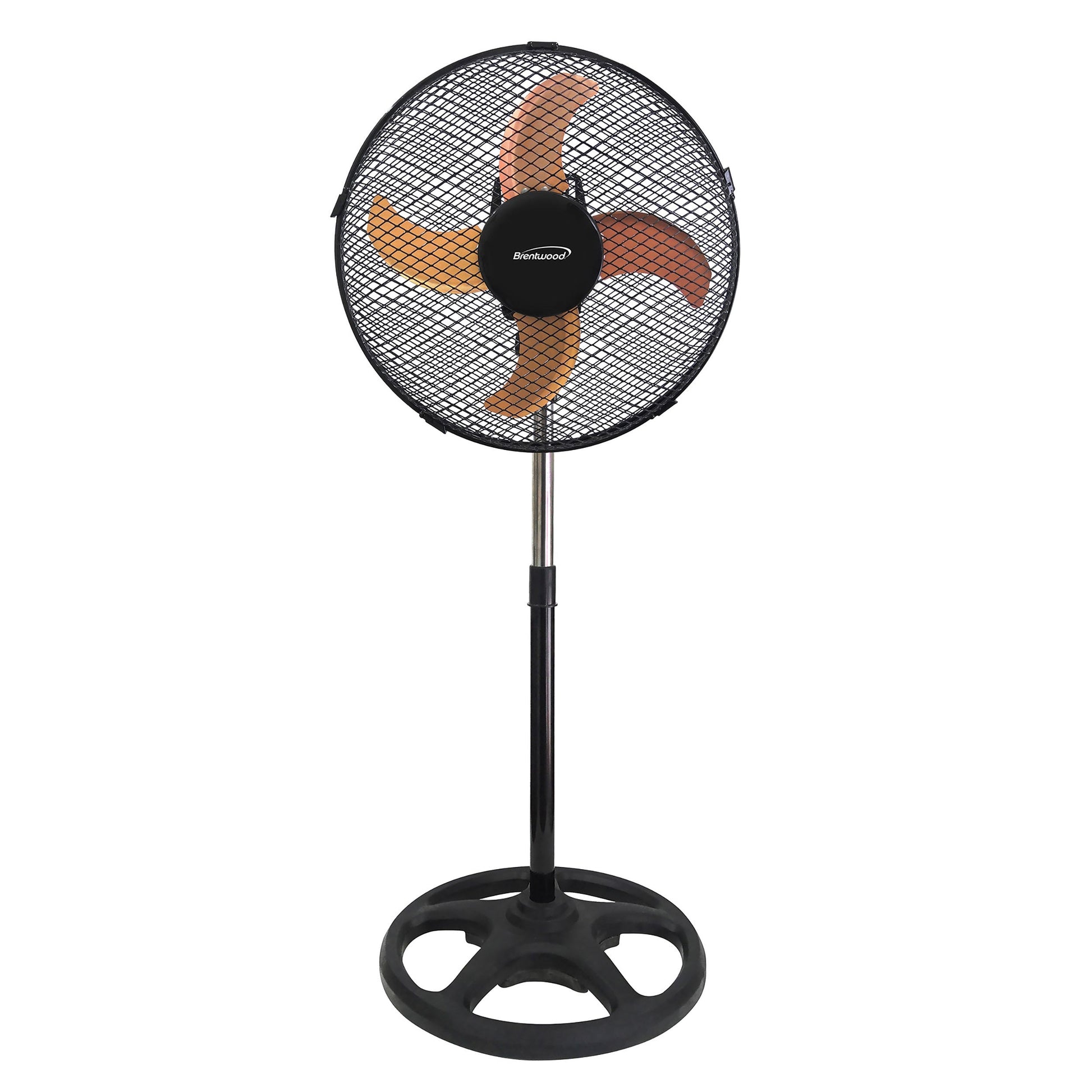 Brentwood 3 Speed 12in Oscillating Stand Fan in Black LuxuryLifeWay Online Store