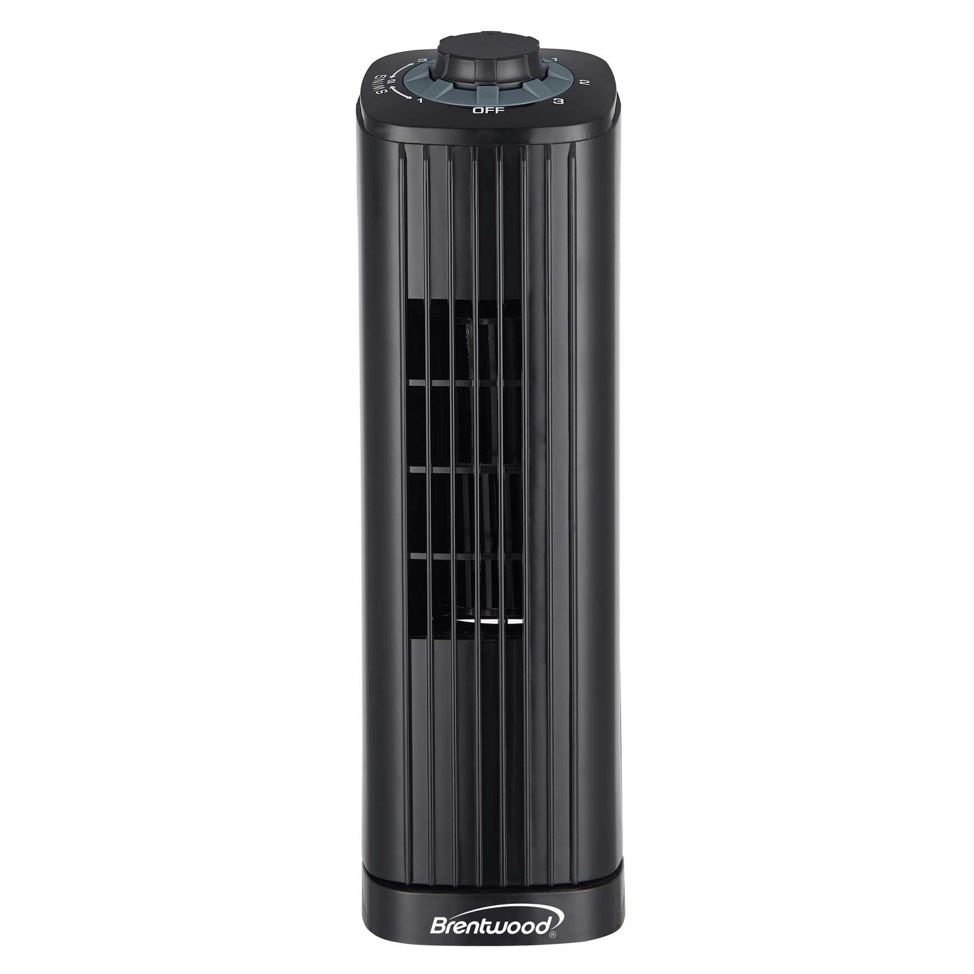 Brentwood 14 Inch 3-Speed Oscillating Portable Tower in Black LuxuryLifeWay Online Store
