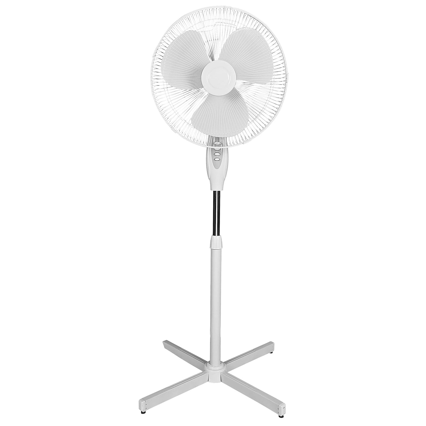 Optimus 16 in. Oscillating Stand Fan in White LuxuryLifeWay Online Store