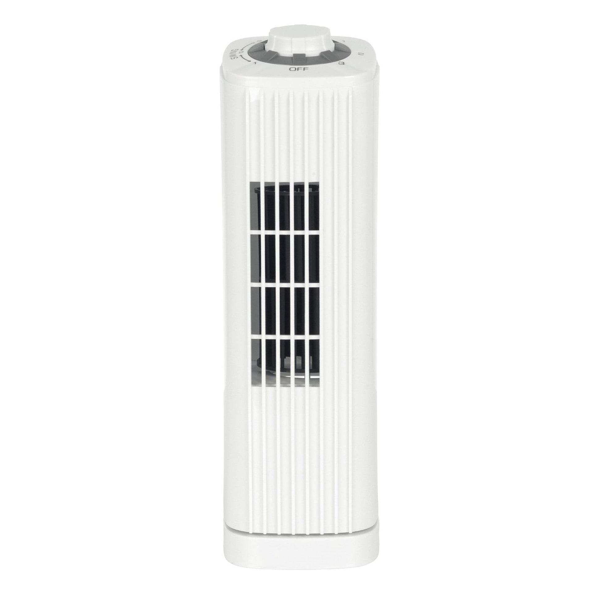 Optimus F-7348WH 14 Inch Portable Ultra-Slim Desktop Tower Fan in White LuxuryLifeWay Online Store