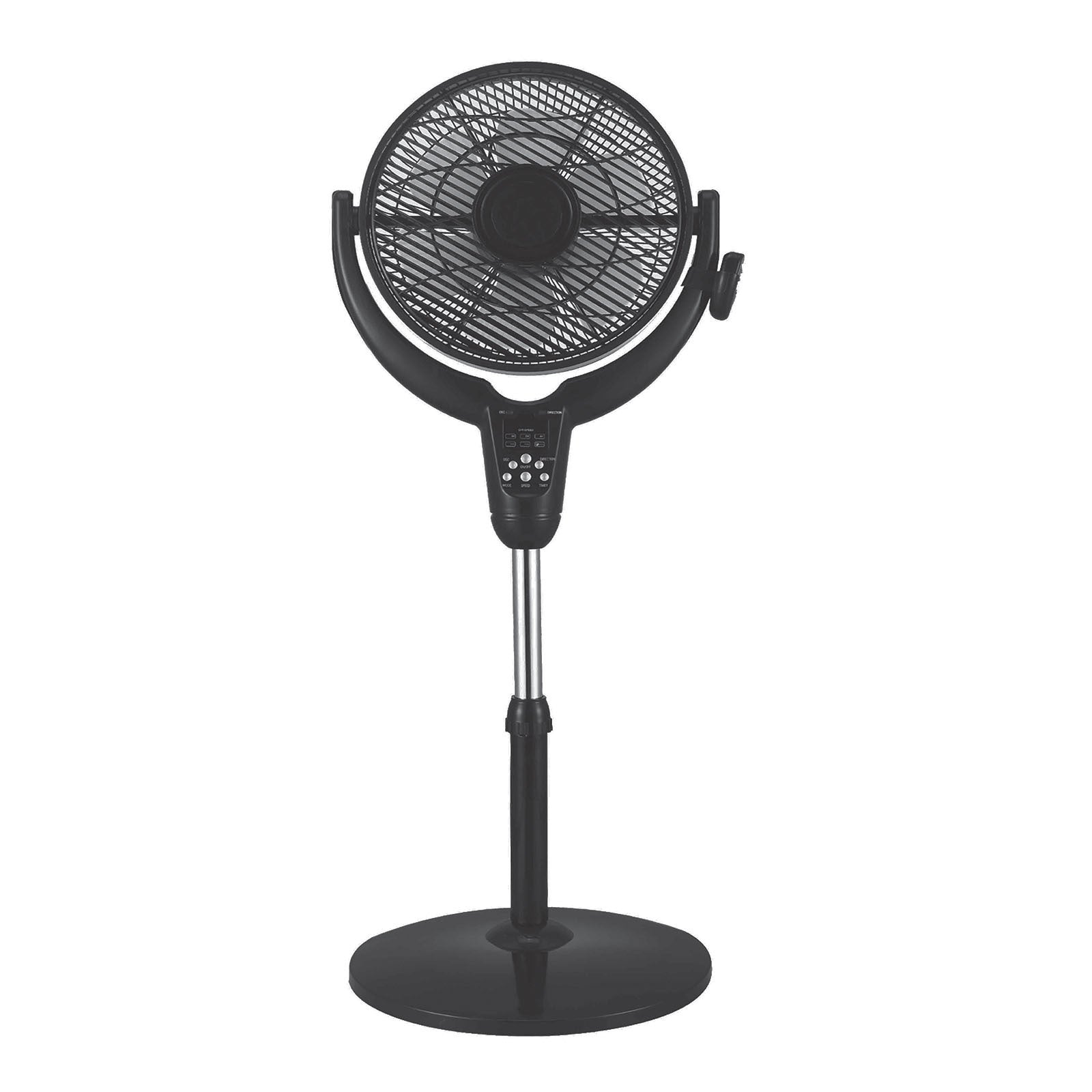 Optimus 14 Inch Louver Rotating Oscil Pedestal Air Circulator with Remote, LED and Timer LuxuryLifeWay Online Store
