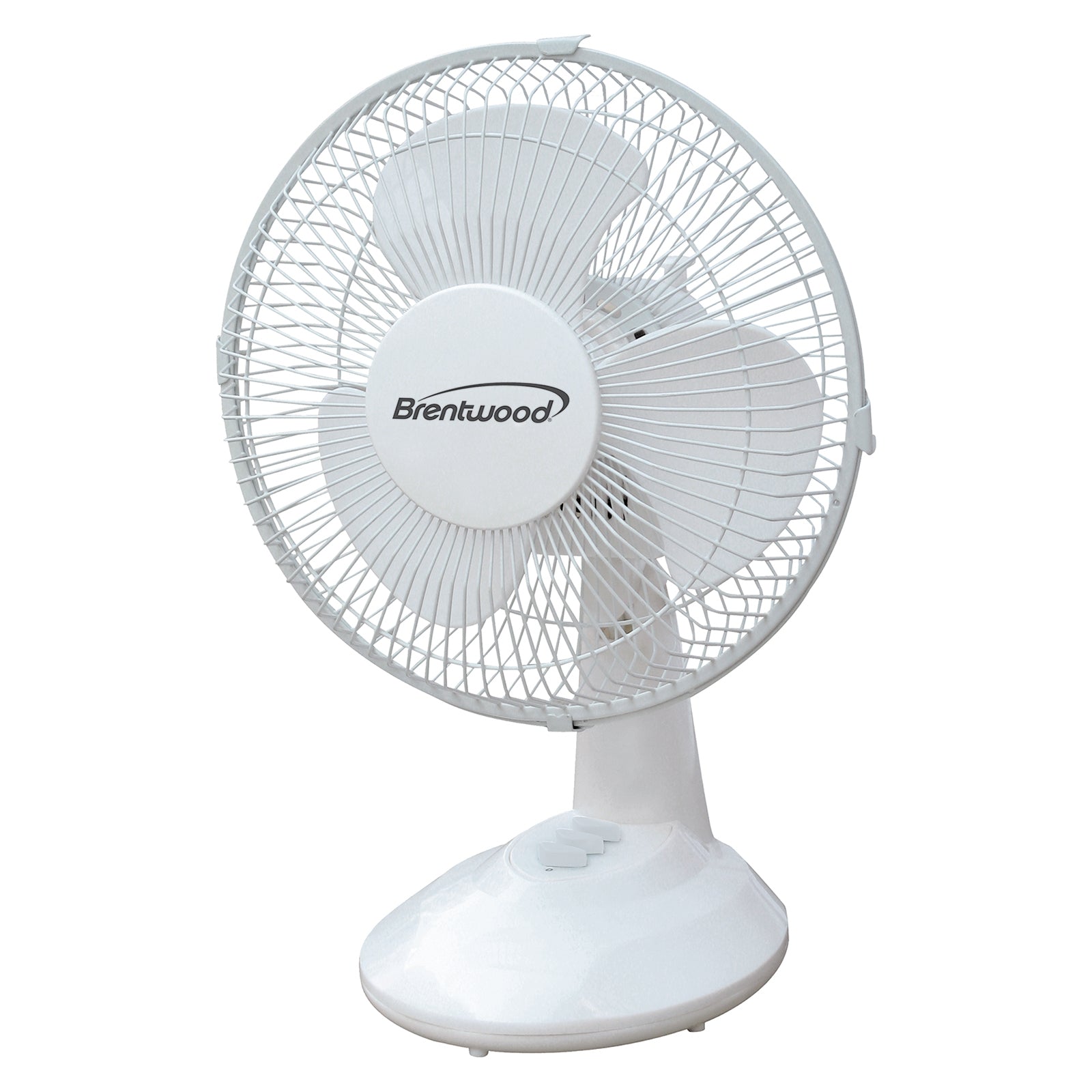 Kool Zone 9" Oscillating Desk Fan- White LuxuryLifeWay Online Store