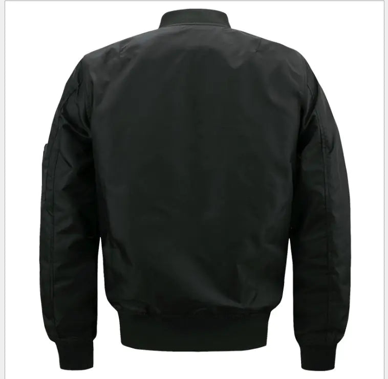 Thick Olive Green Men's Pilot Jacket