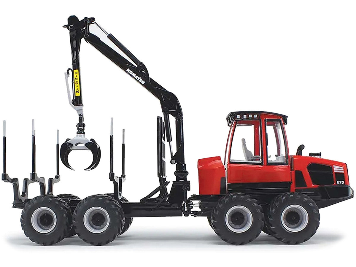 Komatsu 875.1 Forwarder Red and Black 1/32 Diecast Model by First Gear LuxuryLifeWay Online Store