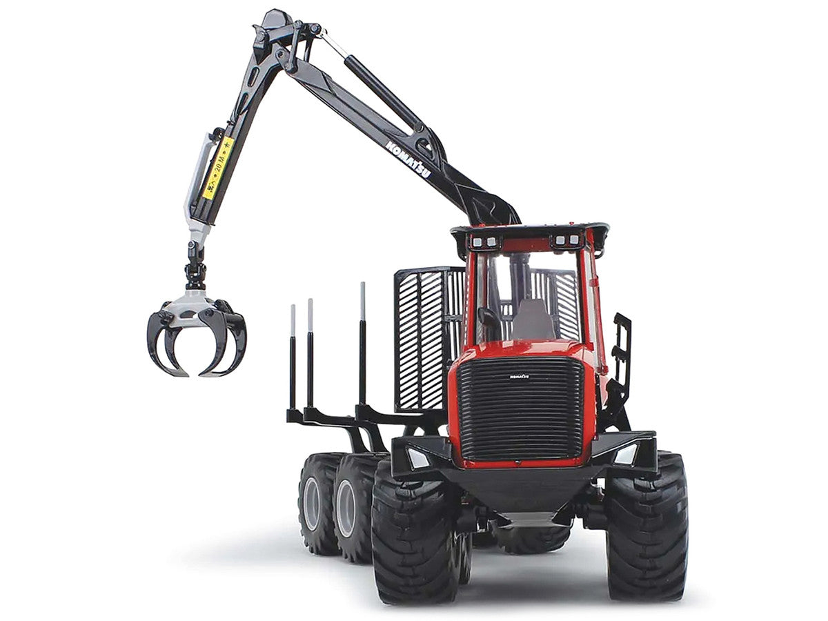Komatsu 875.1 Forwarder Red and Black 1/32 Diecast Model by First Gear LuxuryLifeWay Online Store