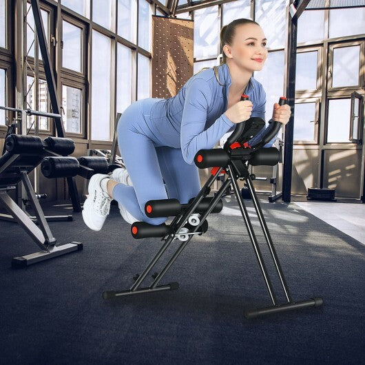 Foldable Adjustable Core Abdominal Trainer with 3 Adjustable Resistance and LCD Display LuxuryLifeWay Online Store