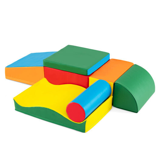 7 Pieces Toddlers Climbing Toys with EPE Foam and Removable PU Leather LuxuryLifeWay Online Store