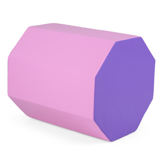 22.5" x 26" Octagon Tumbling Mat with Zippered Cover and Thick Foam Filling-Pink LuxuryLifeWay Online Store