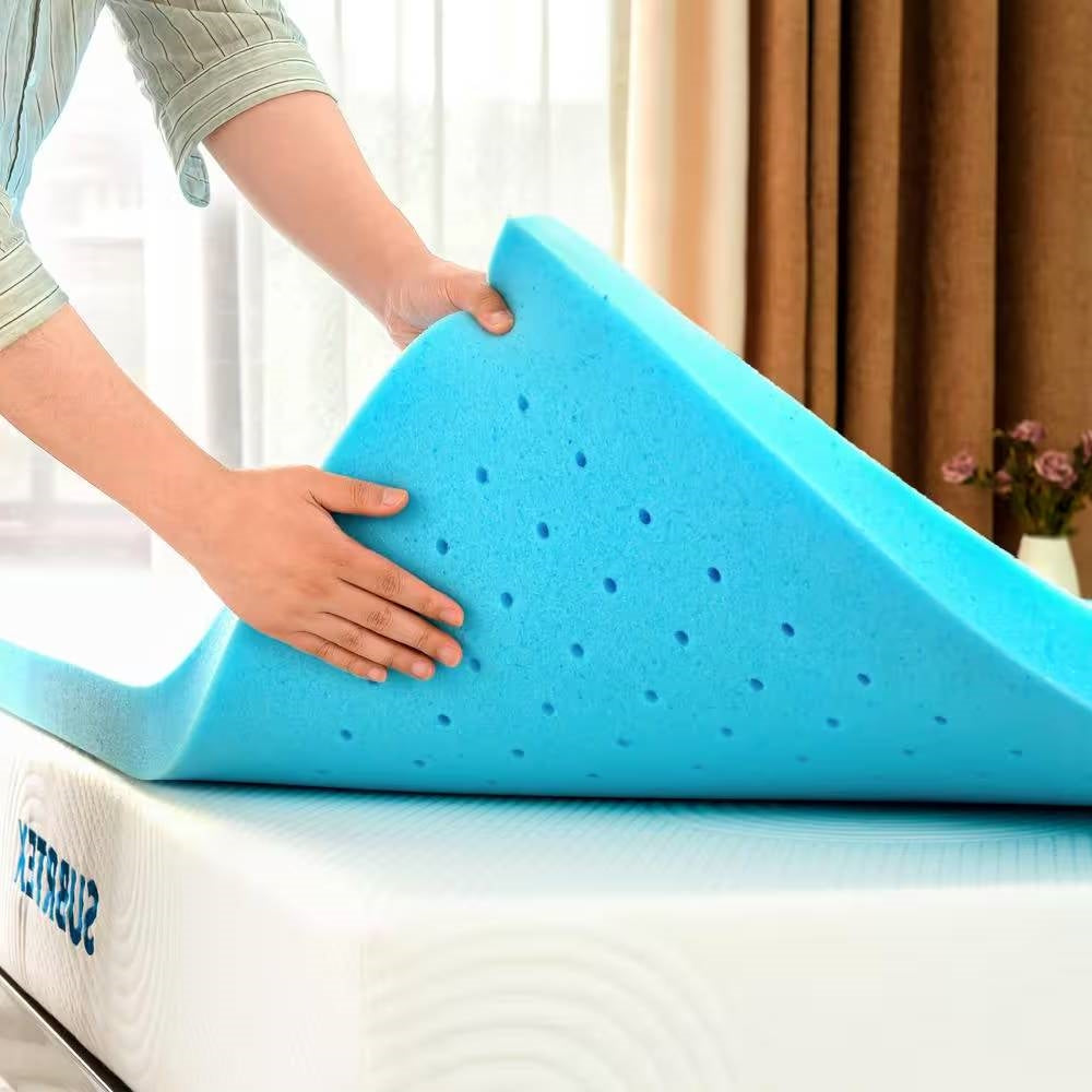 Full size 3-inch Thick High Density Memory Foam Mattress Topper LuxuryLifeWay Online Store