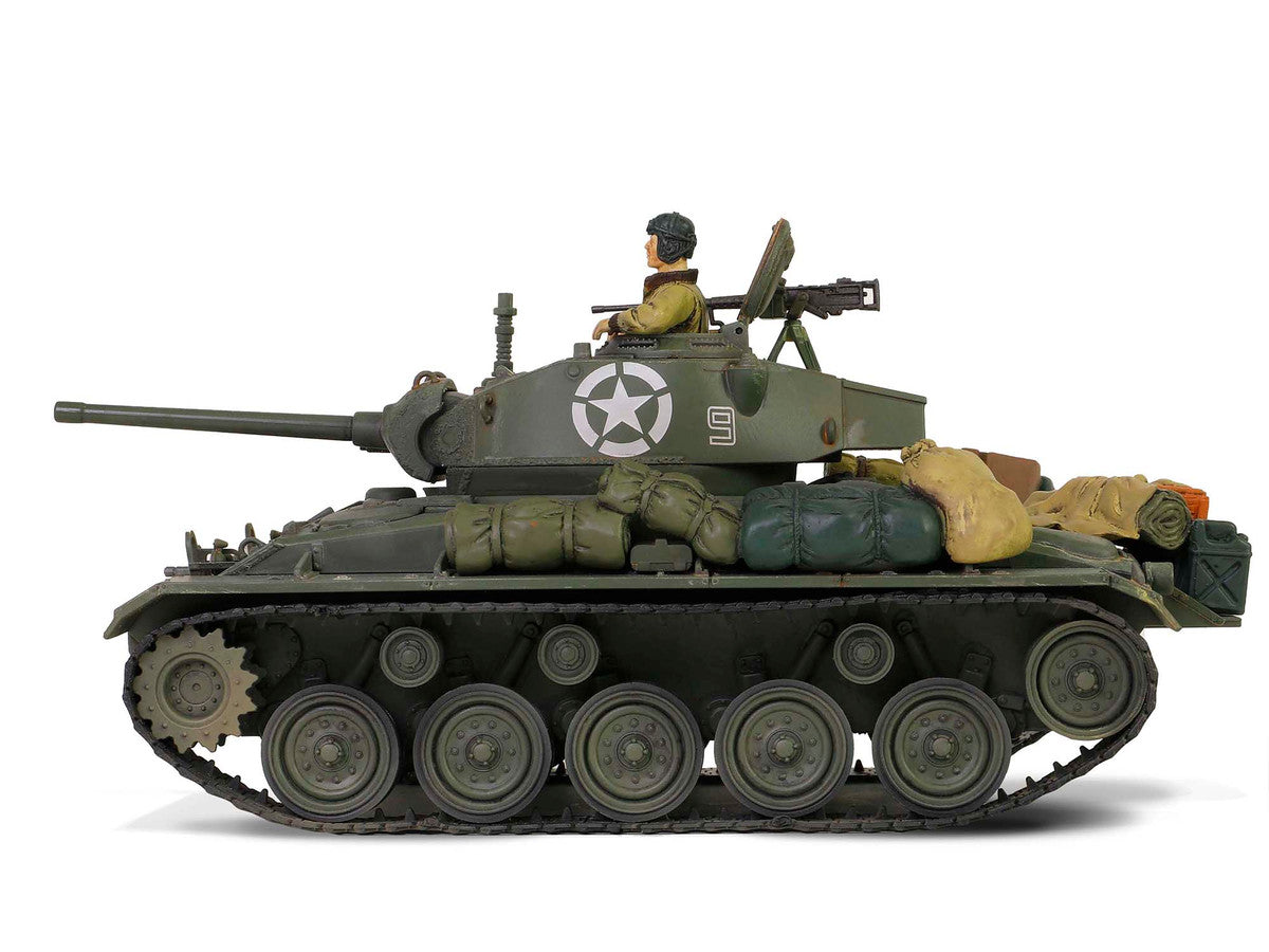 M24 Chaffee Light Tank "8th Armored Division 36th Tank Batallion, Rheinberg Germany World War II" (1945) United States Army "Armoured Fighting Vehicle" Series 1/32 Diecast Model by Forces of Valor LuxuryLifeWay Online Store