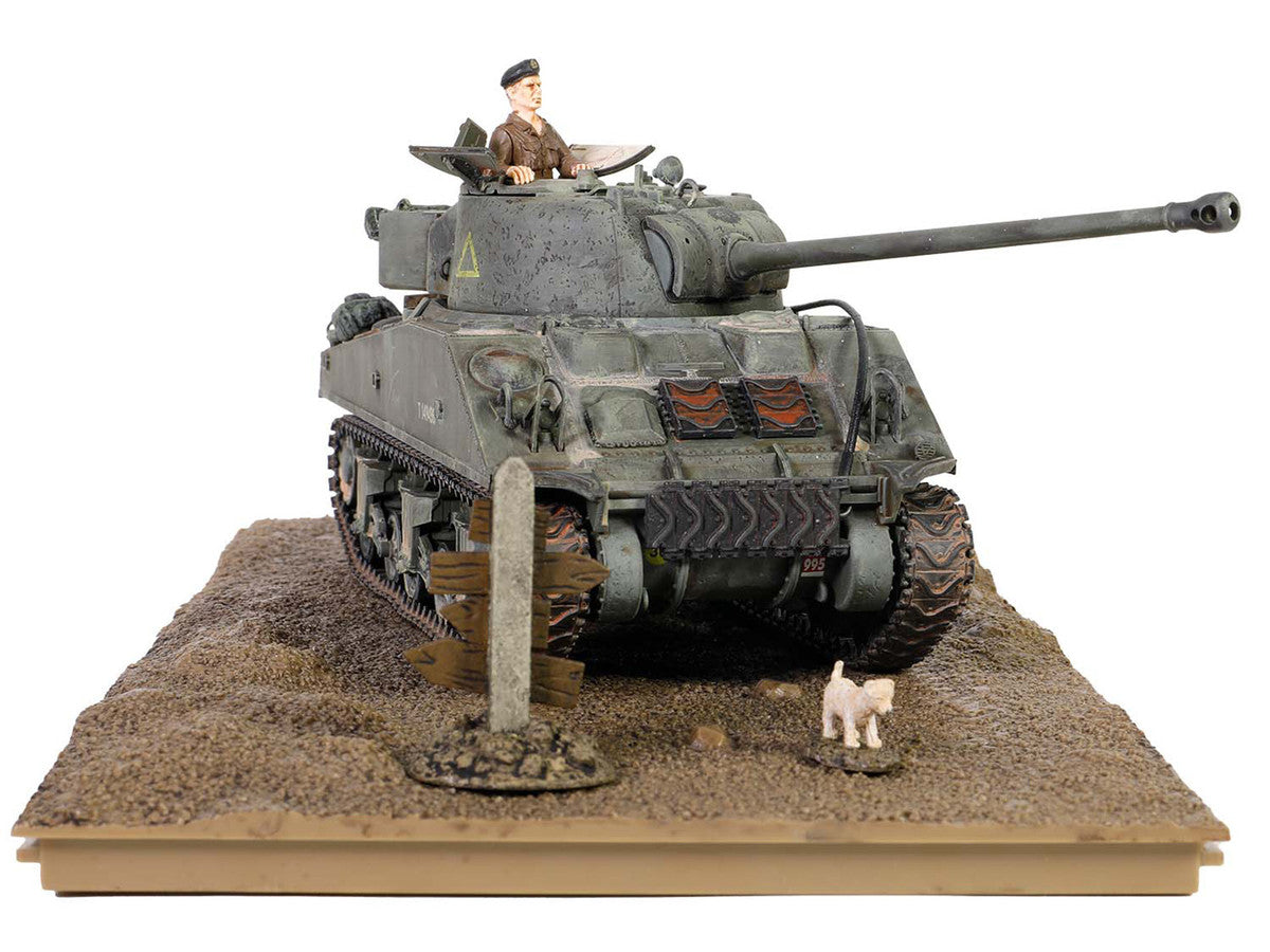 British Sherman Firefly Vc. Tank "8th Armoured Brigade 24th Lancer 13/18th Hussars Normandy" (1944) British Royal Army "Armored Fighting Vehicle" Series 1/32 Diecast Model by Forces of Valor LuxuryLifeWay Online Store