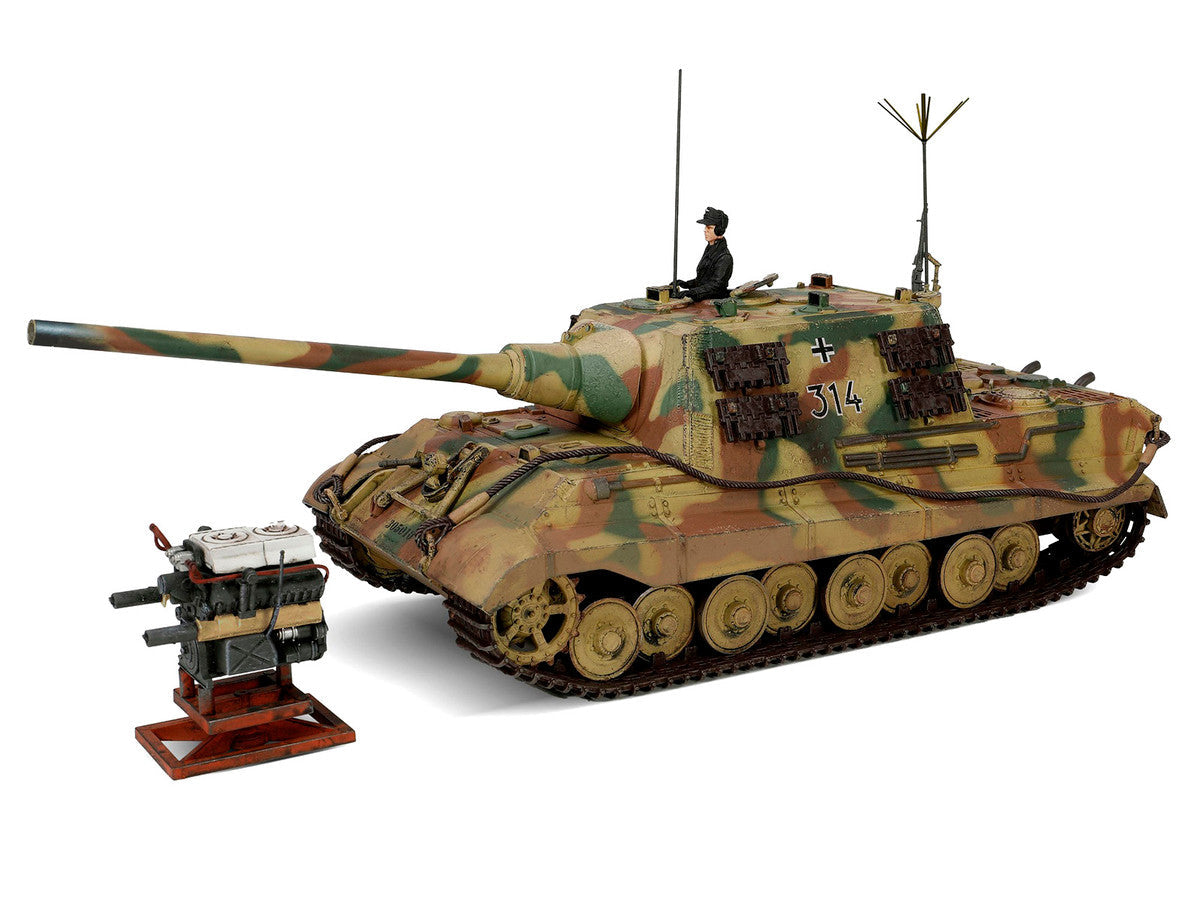 German Sd.Kfz.186 Panzerjager Tiger Ausf. B Tank "JagdTiger (Porsche suspension) 3.Kompanie / schwere Panzerjager Abteilung 653 No.314" (1945) German Army "Armored Fighting Vehicle" Series 1/32 Diecast Model by Forces of Valor LuxuryLifeWay Online Store