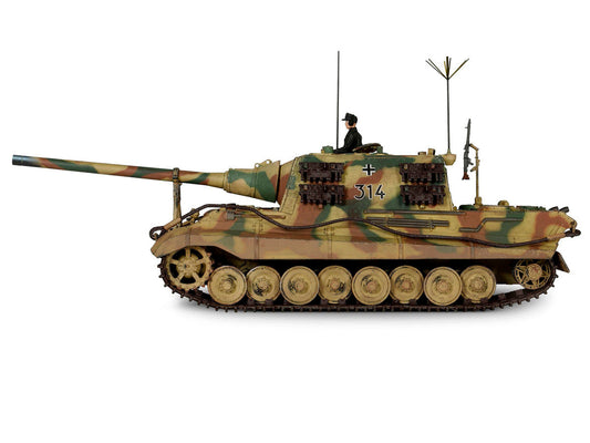 German Sd.Kfz.186 Panzerjager Tiger Ausf. B Tank "JagdTiger (Porsche suspension) 3.Kompanie / schwere Panzerjager Abteilung 653 No.314" (1945) German Army "Armored Fighting Vehicle" Series 1/32 Diecast Model by Forces of Valor LuxuryLifeWay Online Store