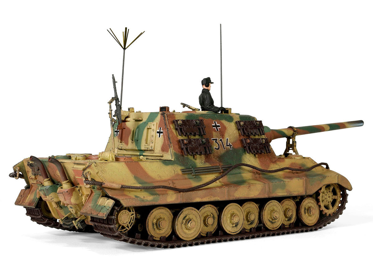 German Sd.Kfz.186 Panzerjager Tiger Ausf. B Tank "JagdTiger (Porsche suspension) 3.Kompanie / schwere Panzerjager Abteilung 653 No.314" (1945) German Army "Armored Fighting Vehicle" Series 1/32 Diecast Model by Forces of Valor LuxuryLifeWay Online Store