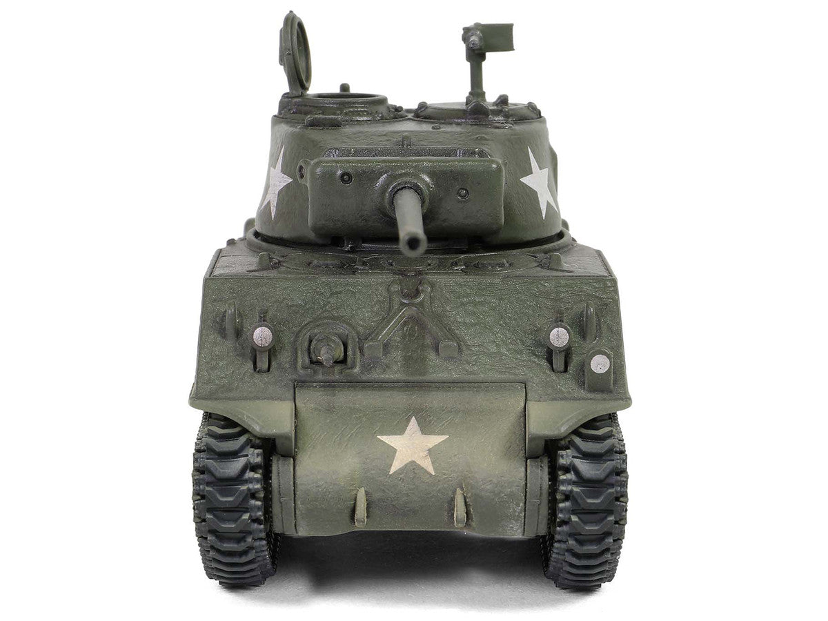 U.S. Sherman M4A3(76) Medium Tank "THUNDERBOLT IV 37th Tank Battalion 4th Armored Division Bastogne" (1944) United States Army "Mini AFV" Series 1/64 Diecast Model by Forces of Valor LuxuryLifeWay Online Store