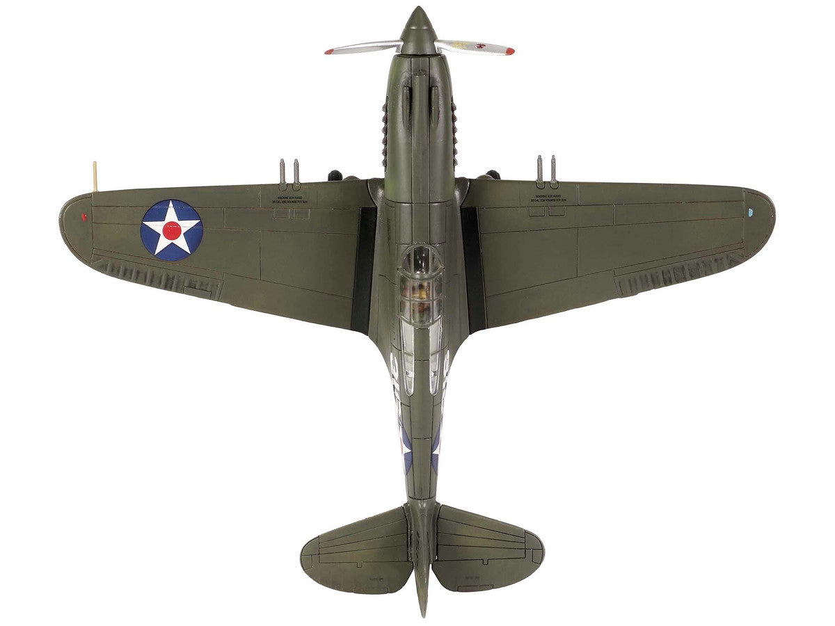 Curtiss P-40B HAWK 81A-2 (P-8127) Aircraft Fighter "47th Pursuit Squadron (15th Pursuit Group) Serial : 316/15P Hawaiian Islands Pearl Habor" (7 December 1941) "WW2 Aircrafts Series" 1/72 Diecast Model by Forces of Valor LuxuryLifeWay Online Store