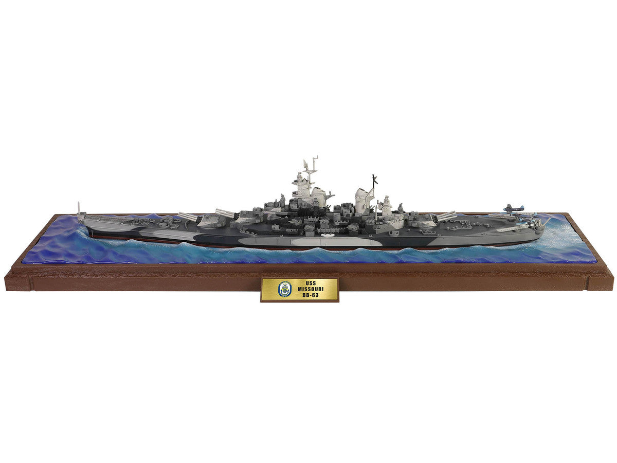 USS Missouri (BB-63) Iowa-class Battleship "Battle of Okinawa" (1945) United States Navy (Waterline Edition) "Battleship" Series 1/700 Diecast Model by Forces of Valor LuxuryLifeWay Online Store