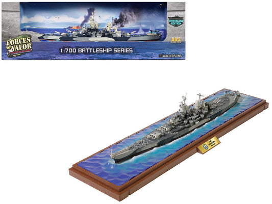 USS Missouri (BB-63) Iowa-class Battleship "Battle of Okinawa" (1945) United States Navy (Waterline Edition) "Battleship" Series 1/700 Diecast Model by Forces of Valor LuxuryLifeWay Online Store