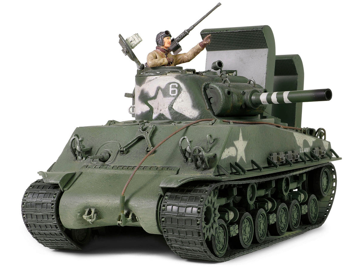 Sherman M4 (105) Howitzer Medium Tank "US Army 711th Tank Battalion Okinawa" (1945) "Engine Plus" Series 1/32 Diecast Model by Metal Proud LuxuryLifeWay Online Store