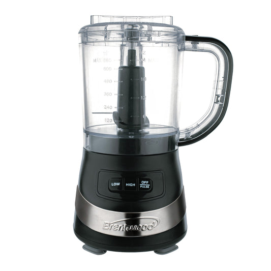Brentwood FP-549BK 3-Cup Food Processor Black LuxuryLifeWay Online Store