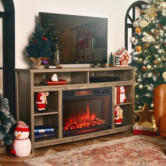 28 Inch Electric Freestanding and Recessed Fireplace with Remote LuxuryLifeWay Online Store