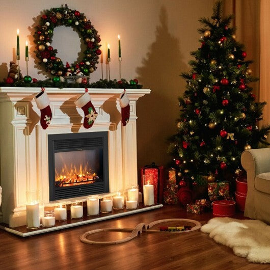 28.5 Inch Electric Fireplace Recessed with 3 Flame Colors LuxuryLifeWay Online Store