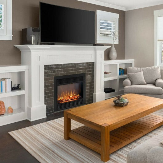 28.5 Inch Electric Fireplace Recessed with 3 Flame Colors LuxuryLifeWay Online Store