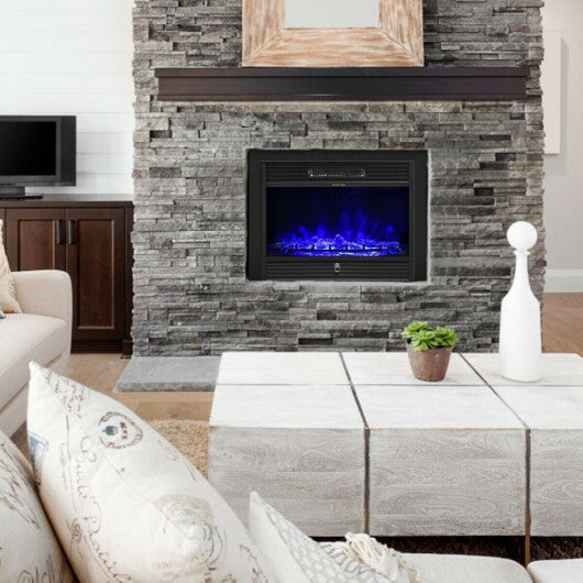 28.5 Inch Electric Fireplace Recessed with 3 Flame Colors LuxuryLifeWay Online Store