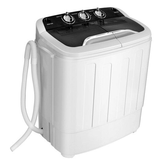 8 Lbs Compact Mini Twin Tub Washing Spiner Machine for Home and Apartment LuxuryLifeWay Online Store