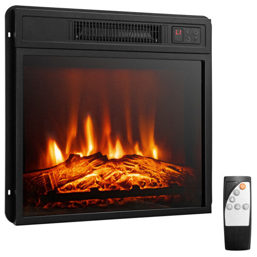 18 Inch Electric Fireplace Inserted with Adjustable LED Flame LuxuryLifeWay Online Store