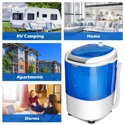 5.5 lbs Portable Semi Auto Washing Machine for Small Space LuxuryLifeWay Online Store