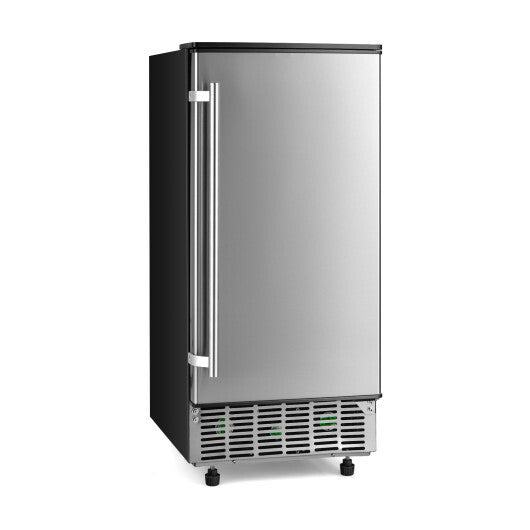 Free-Standing Built-In Undercounter Ice Maker-Silver LuxuryLifeWay Online Store