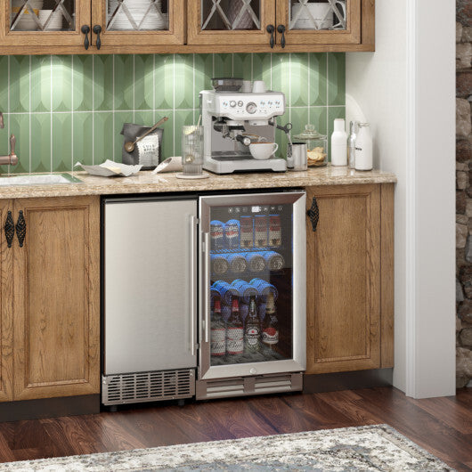 Free-Standing Built-In Undercounter Ice Maker-Silver LuxuryLifeWay Online Store