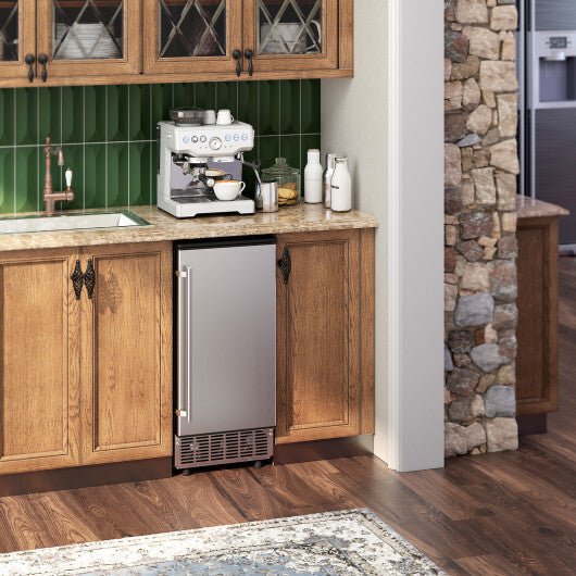 Free-Standing Built-In Undercounter Ice Maker-Silver LuxuryLifeWay Online Store