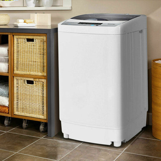 12 lbs Full-automatic Washing Machine with 10 Wash Programs LuxuryLifeWay Online Store