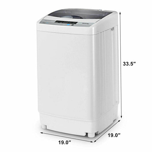 12 lbs Full-automatic Washing Machine with 10 Wash Programs LuxuryLifeWay Online Store