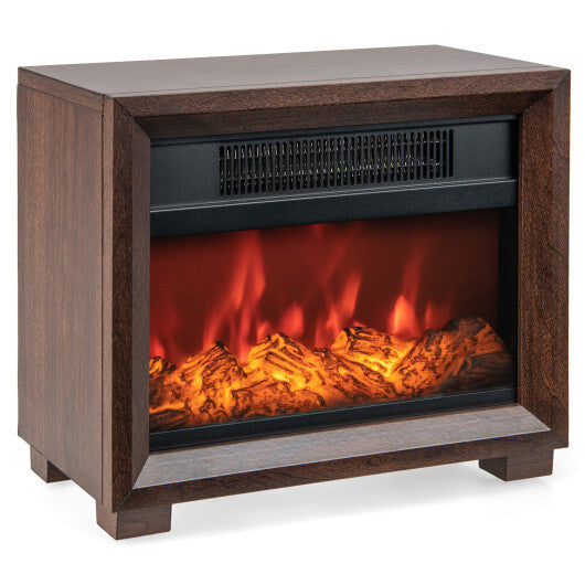 Mini Wooden Space Tabletop Fireplace with Realistic Flame Effect LuxuryLifeWay Online Store