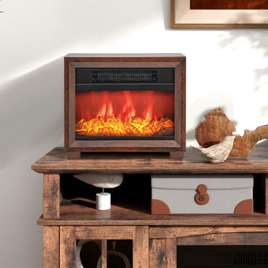 Mini Wooden Space Tabletop Fireplace with Realistic Flame Effect LuxuryLifeWay Online Store