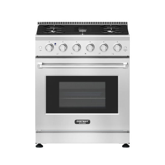 30 Inches 120V Natural Gas Range with 5 Burners Cooktop LuxuryLifeWay Online Store