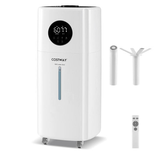 5.5Gal Humidifier with 360 Nozzles and Wheels for Large Room-White LuxuryLifeWay Online Store