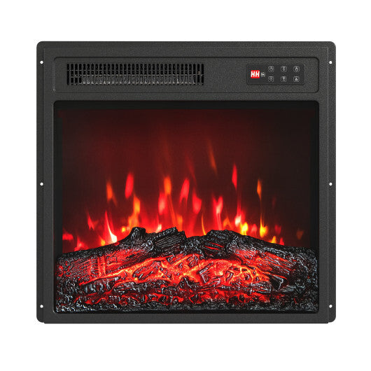 18 Inch Electric Fireplace Insert with Remote Control and 7 Realistic Flame Colors LuxuryLifeWay Online Store
