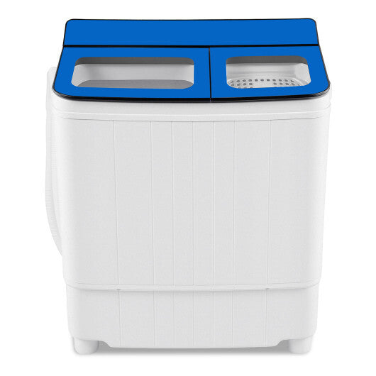 Portable Washing Machine 18 lbs Mini Laundry Machine with 11 LBS Washer-Blue LuxuryLifeWay Online Store